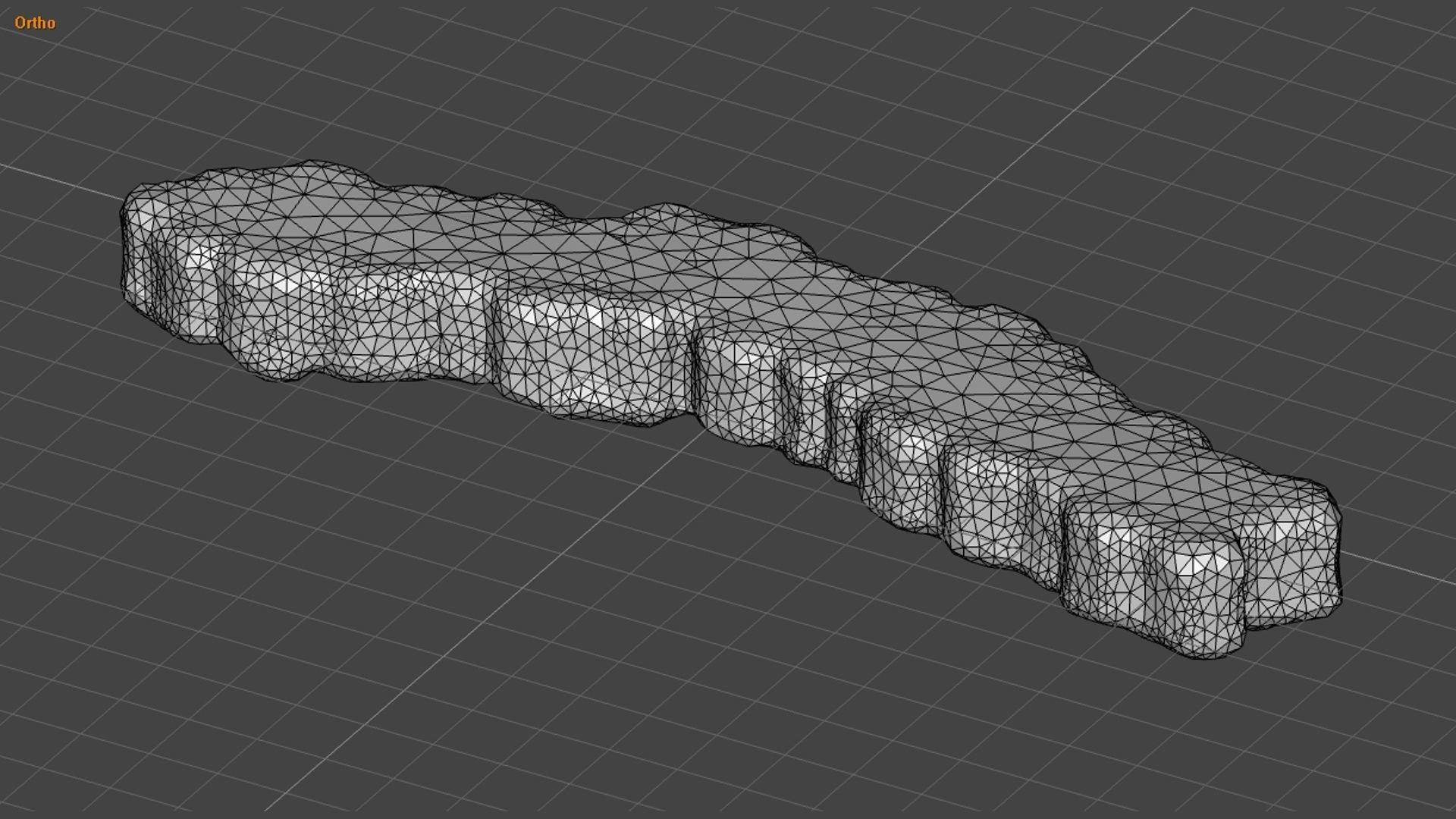 Rock Walkway 3 - Moss 2 Low-poly 3D model_12