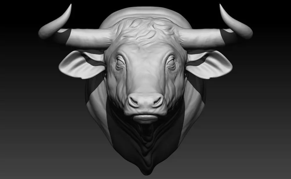 Bull 3D Model 3D print model_0