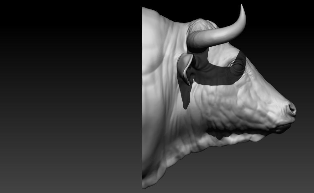 Bull 3D Model 3D print model_2