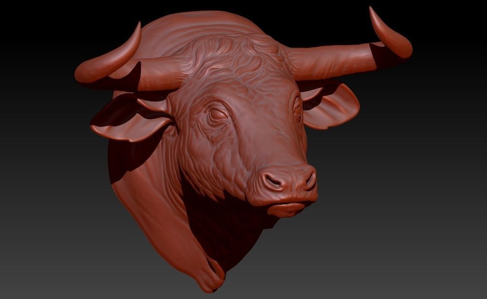 Bull 3D Model 3D print model_3