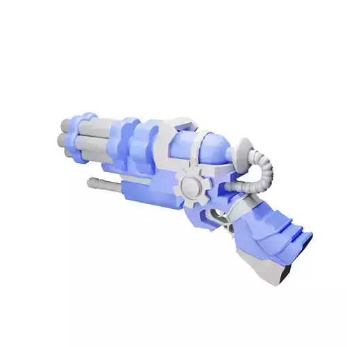 Lowpoly Gun - Two Version Metarial and Realistic Texture 