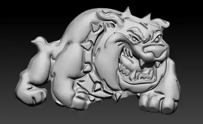 Bull Dog 3d Model