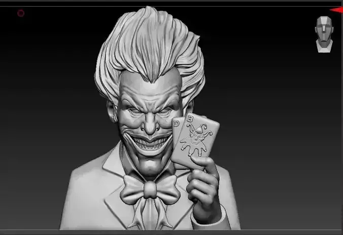 Card Joker 3D Model 3D print model