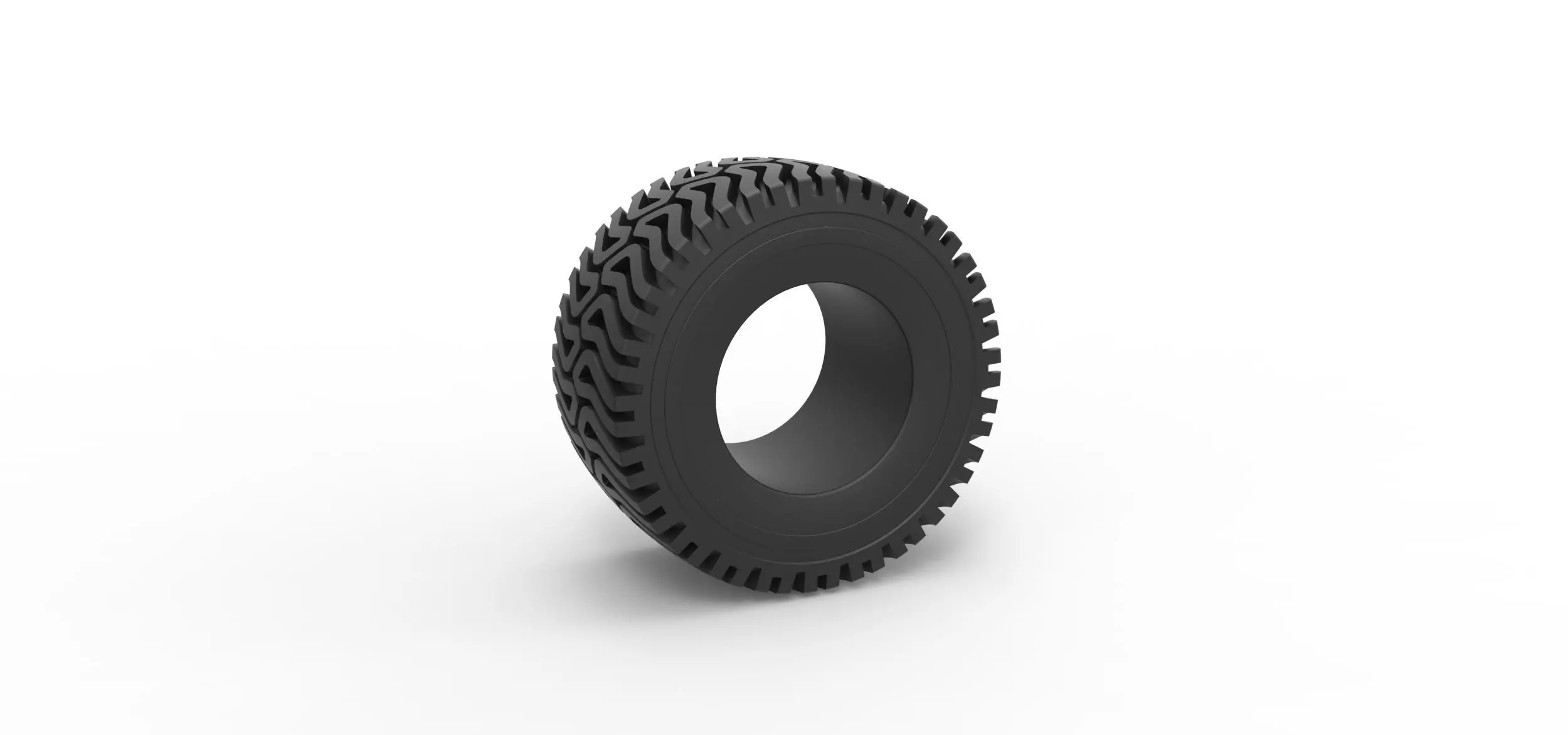 Tractor tire 16 Scale 1 to 25 3D print model