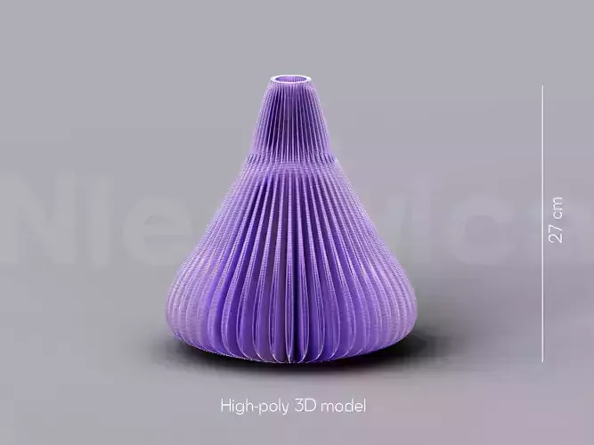 NIEDWICA VASE D-5 3D PRINTING VASE 3D MODEL STL FILE 3D print model