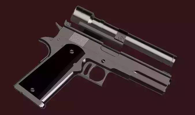 Resident Evil 4 Remake - Killer 7 handgun for cosplay