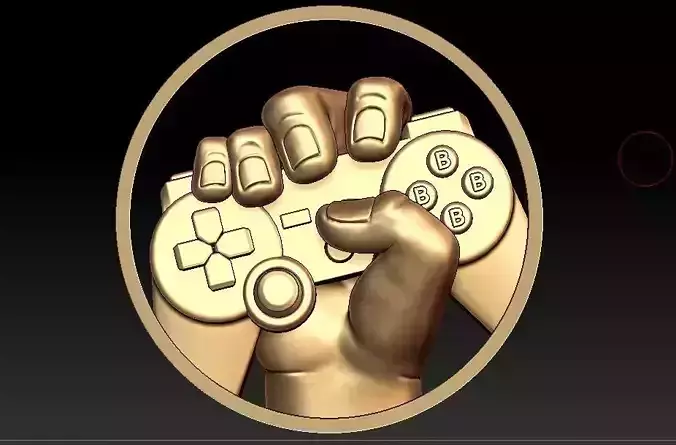 Hand controller 3D Model