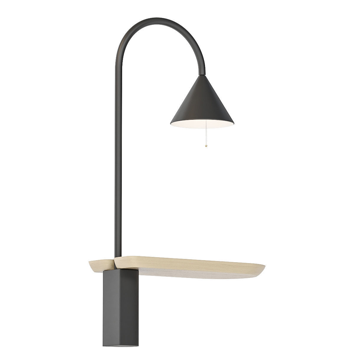 Ozz Wall S sconce-shelf  3D model_2