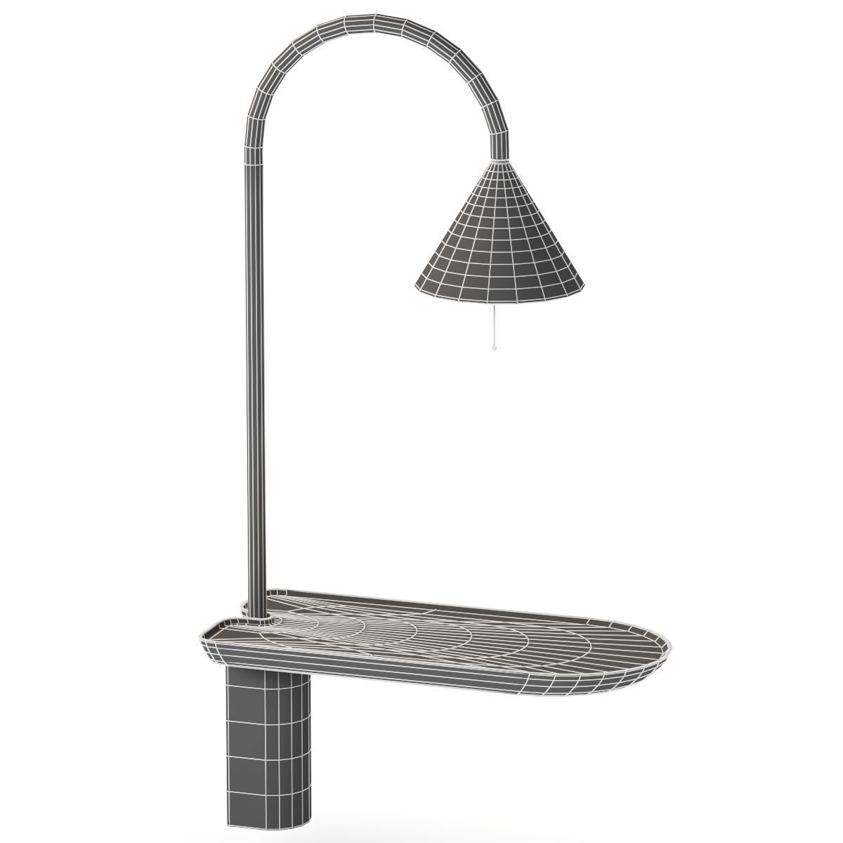 Ozz Wall S sconce-shelf  3D model_5