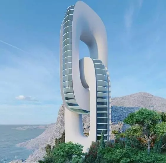 future-building Low-poly 3D model_0