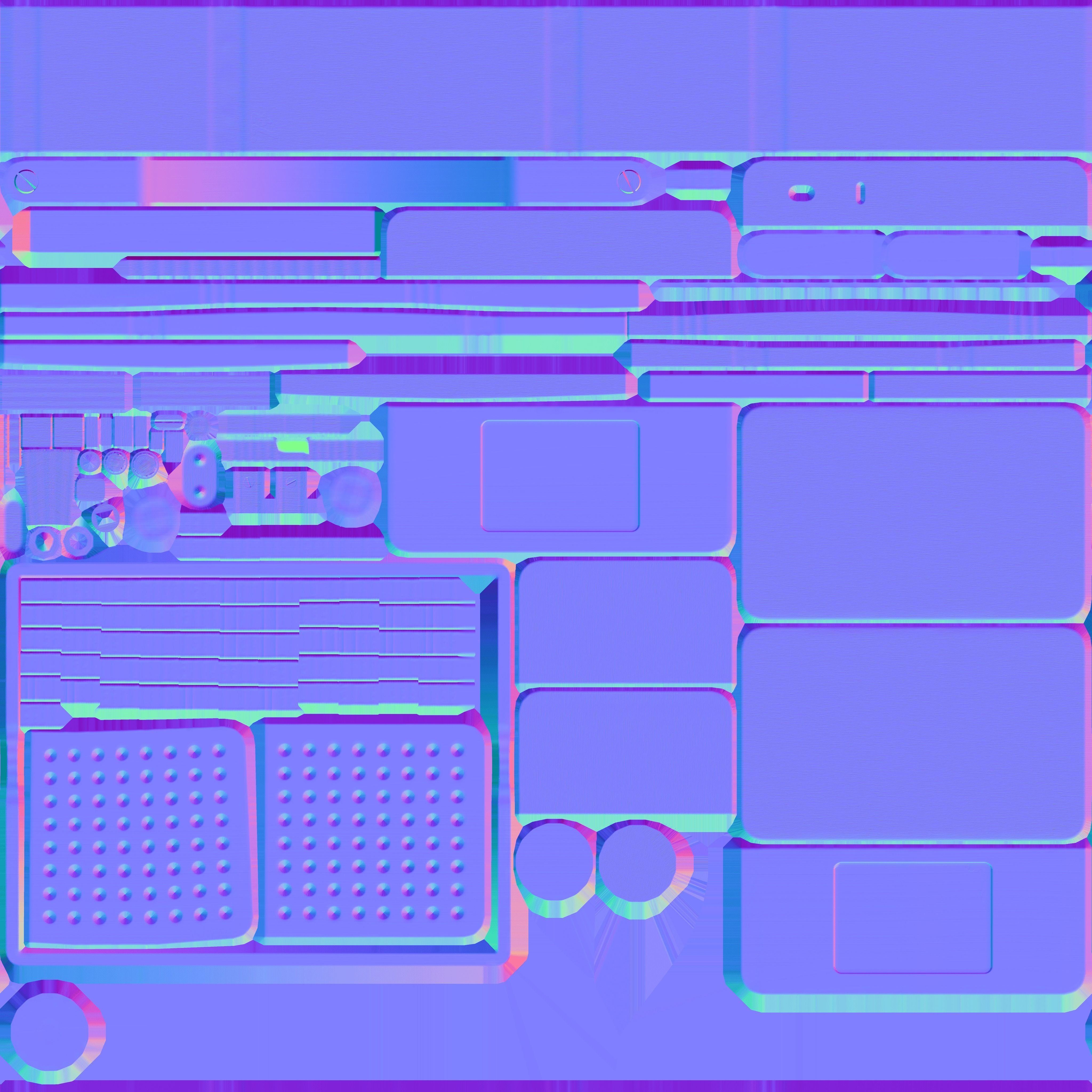 Minimalist Radio Free low-poly 3D model_11