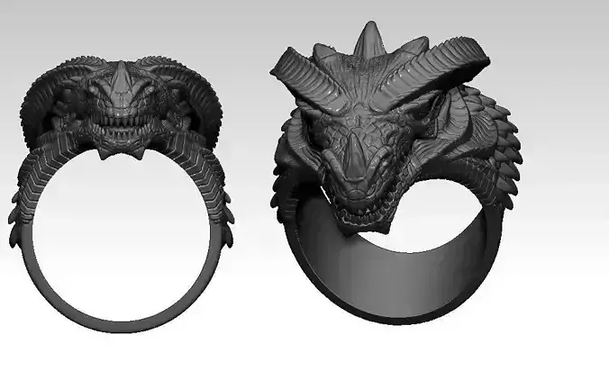 Dragon ring 3D Model