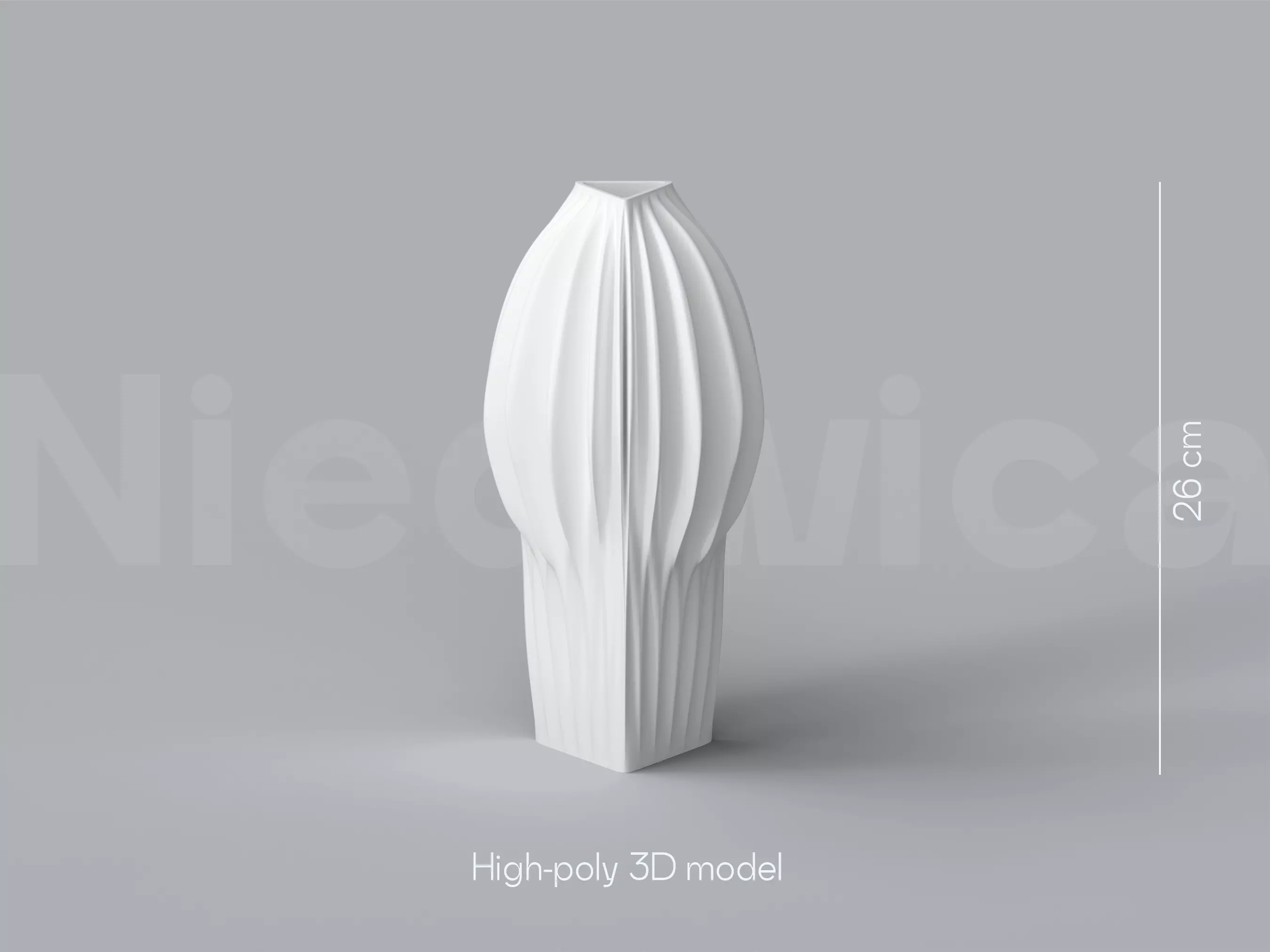 NIEDWICA VASE D-11 3D PRINTING VASE 3D MODEL STL FILE 3D print model_0