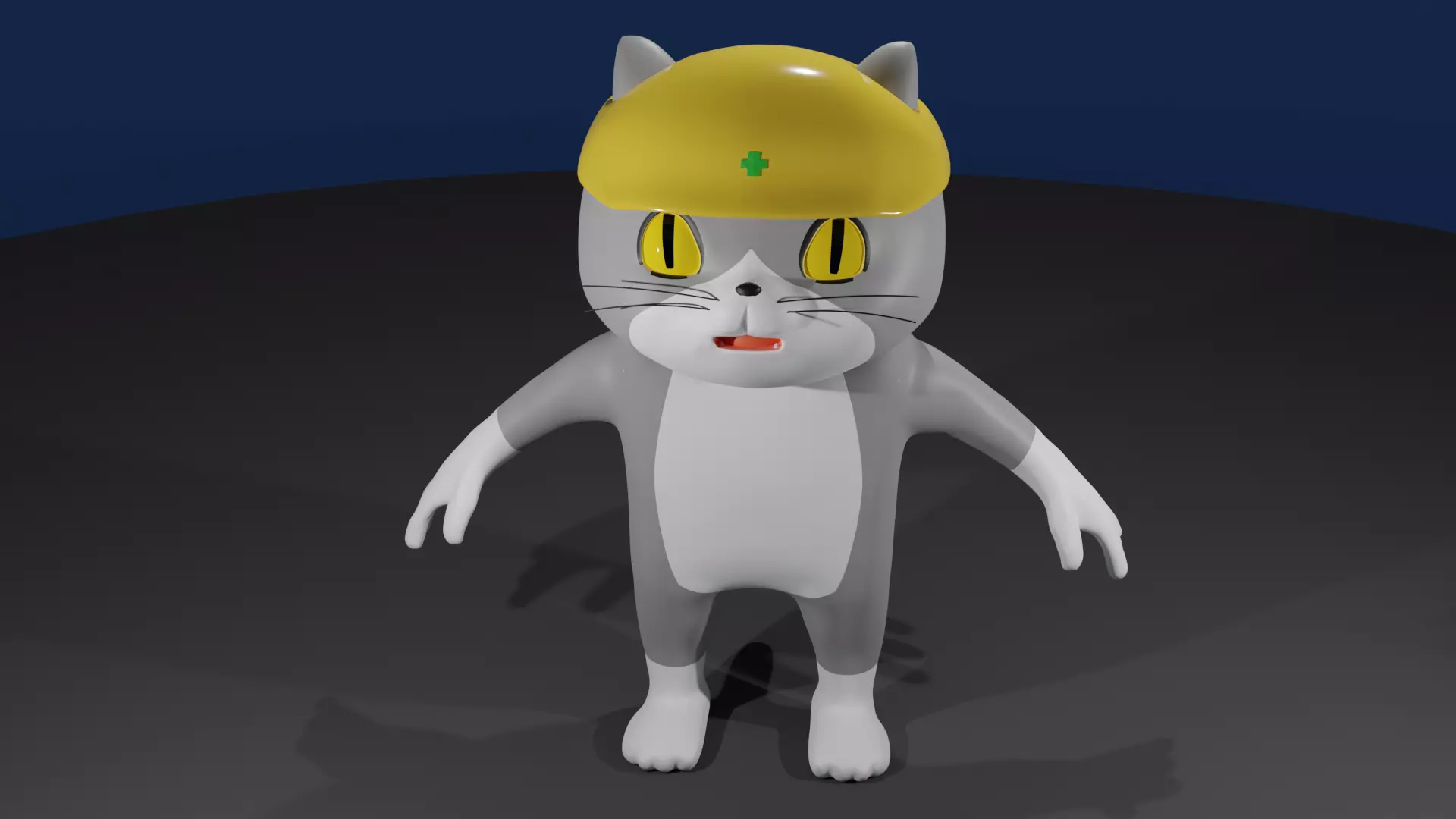Rigged Genbaneko Free 3D model