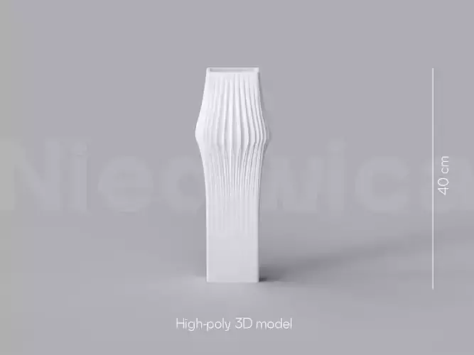 NIEDWICA VASE E-3 3D PRINTING VASE 3D MODEL STL FILE 3D print model