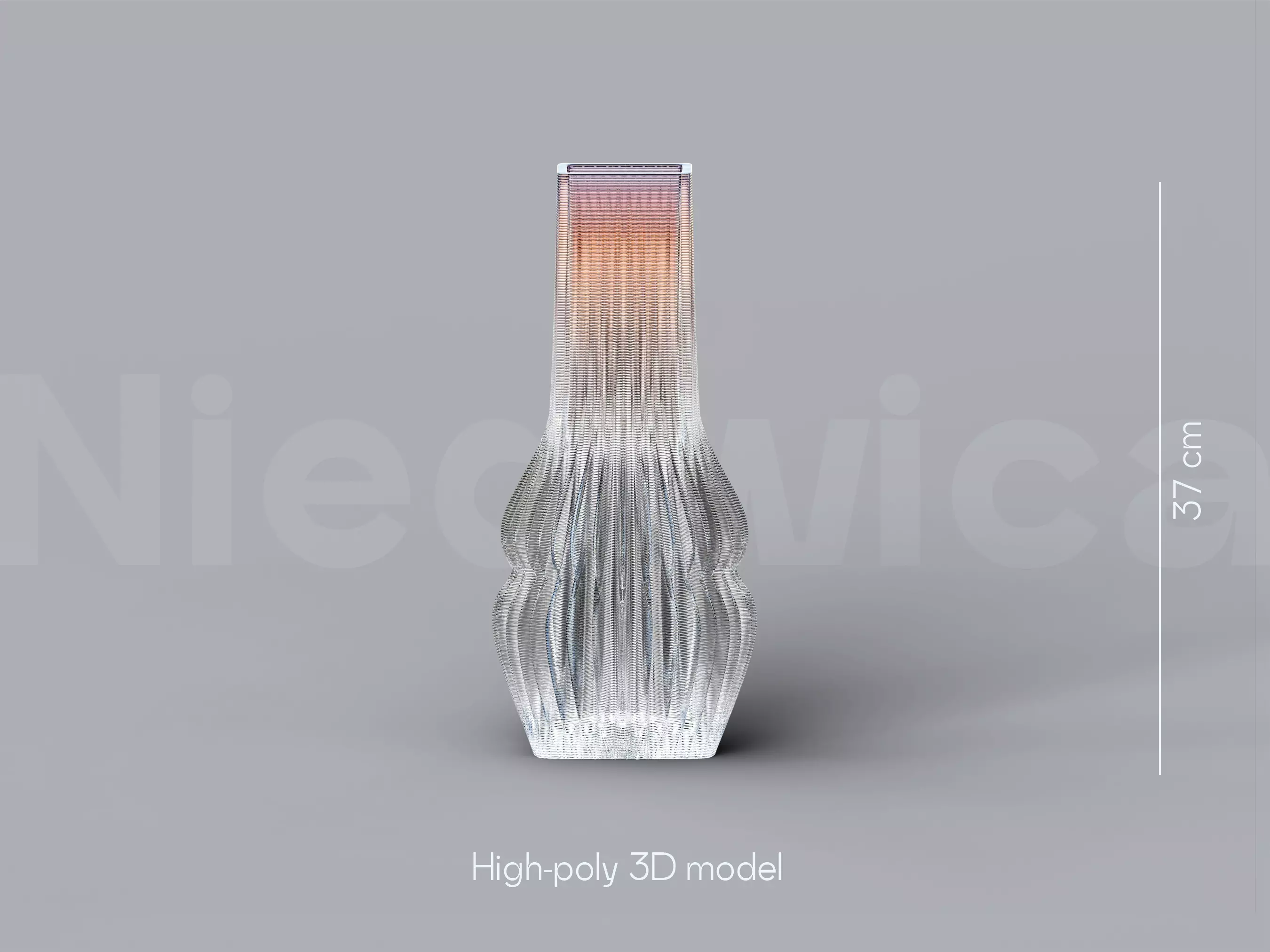 NIEDWICA VASE E-4 3D PRINTING VASE 3D MODEL STL FILE 3D print model_0