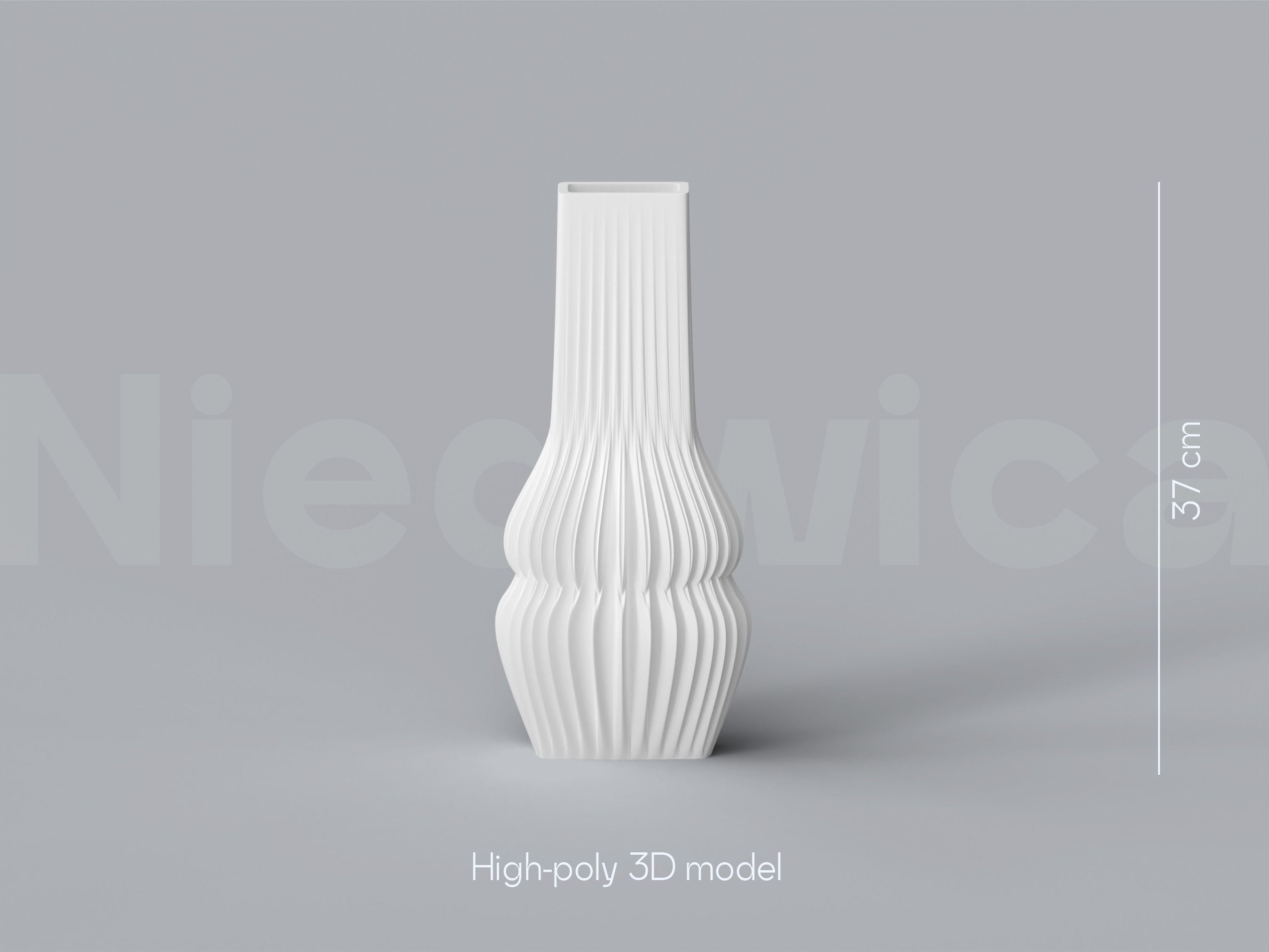NIEDWICA VASE E-4 3D PRINTING VASE 3D MODEL STL FILE 3D print model_2