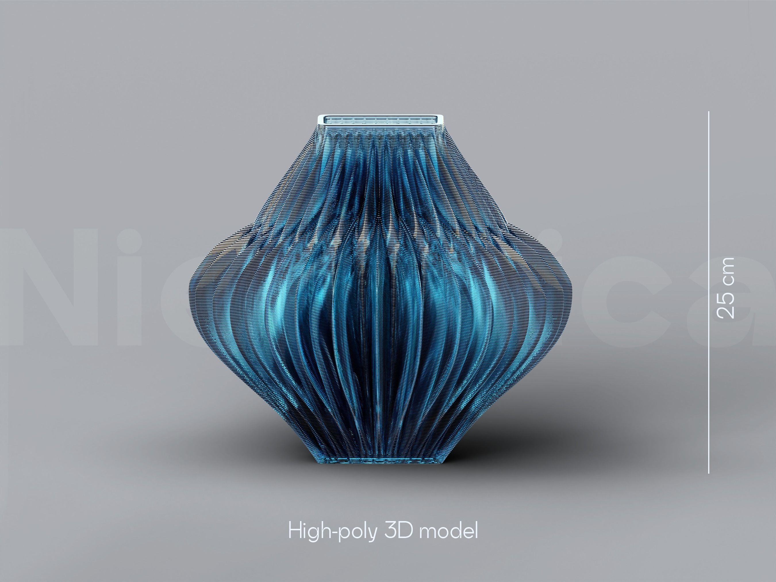 NIEDWICA VASE E-7 3D PRINTING VASE 3D MODEL STL FILE 3D print model_1