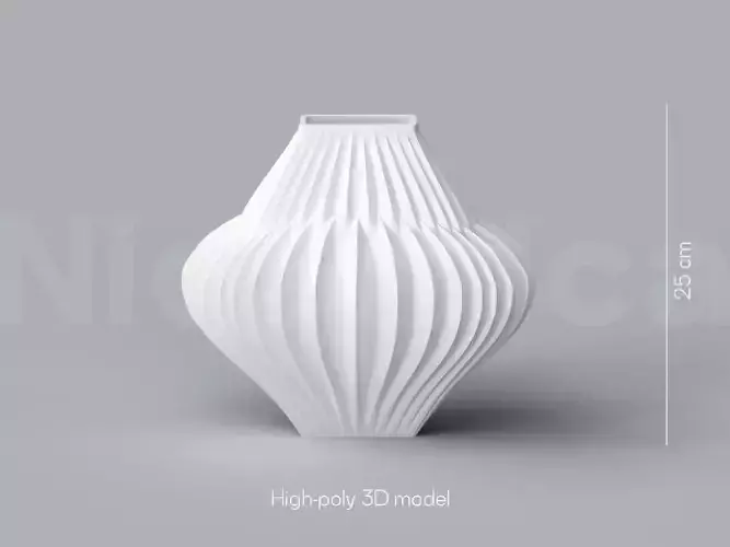 NIEDWICA VASE E-7 3D PRINTING VASE 3D MODEL STL FILE