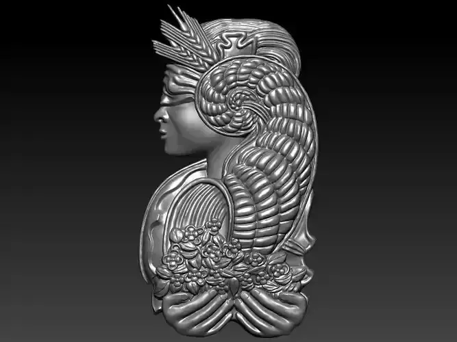 Greak Goddess 3D Model