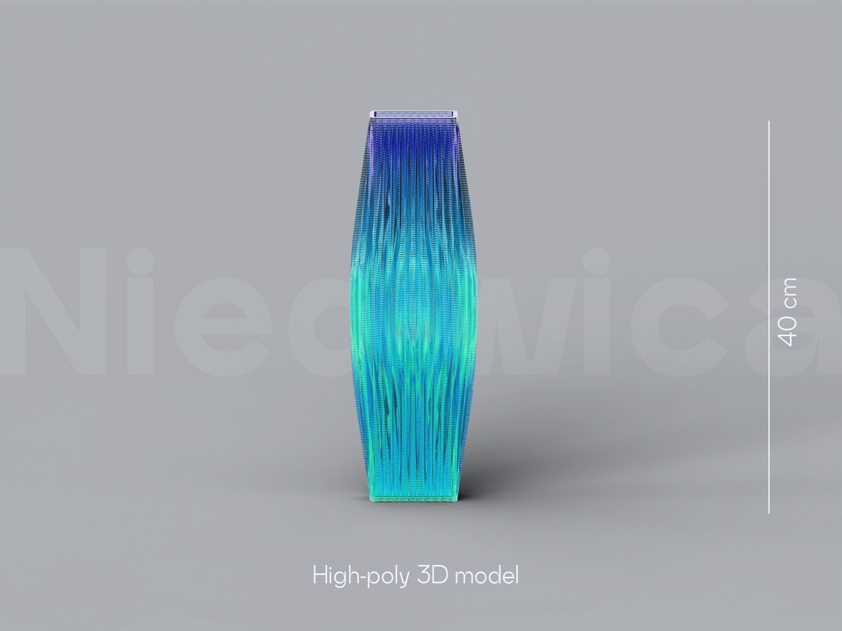NIEDWICA VASE E-8 3D PRINTING VASE 3D MODEL STL FILE 3D print model_1