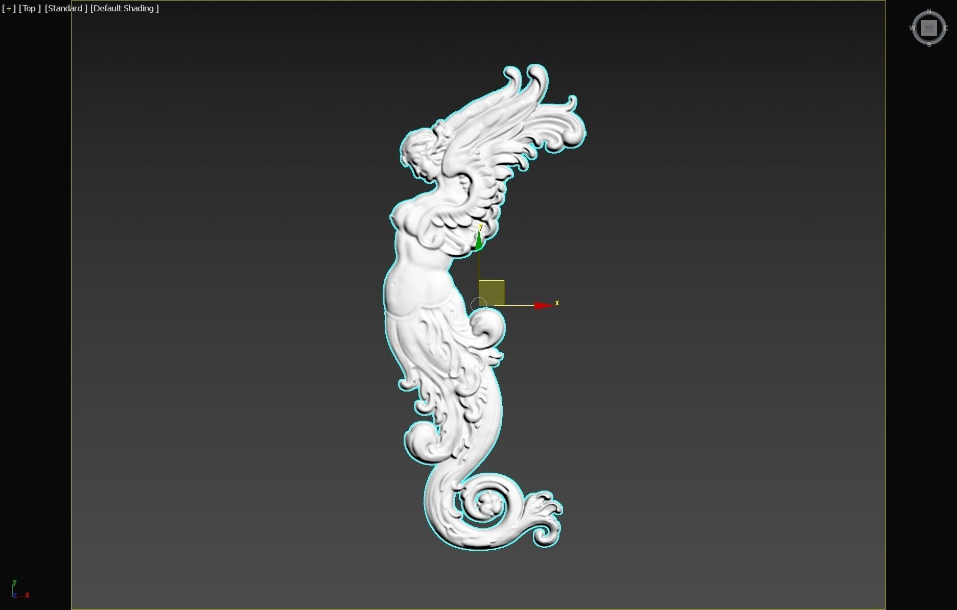 free 2 ornamental classic decoration 3d model kitbash vol 35 Free 3D model_2