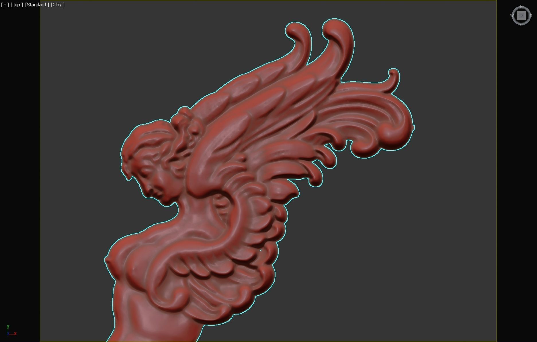 free 2 ornamental classic decoration 3d model kitbash vol 35 Free 3D model_4