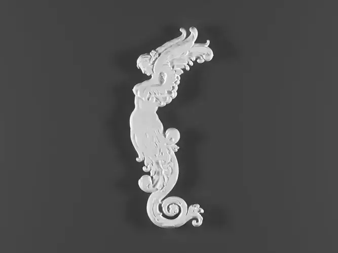 free 2 ornamental classic decoration 3d model kitbash vol 35