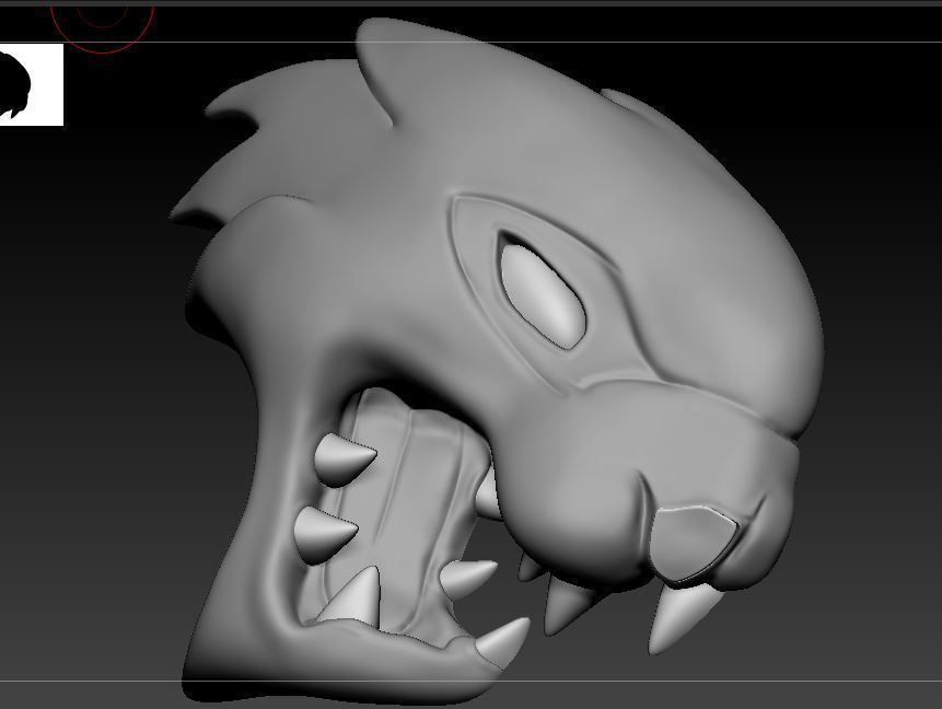 Hell cat 3d Model 3D print model_3