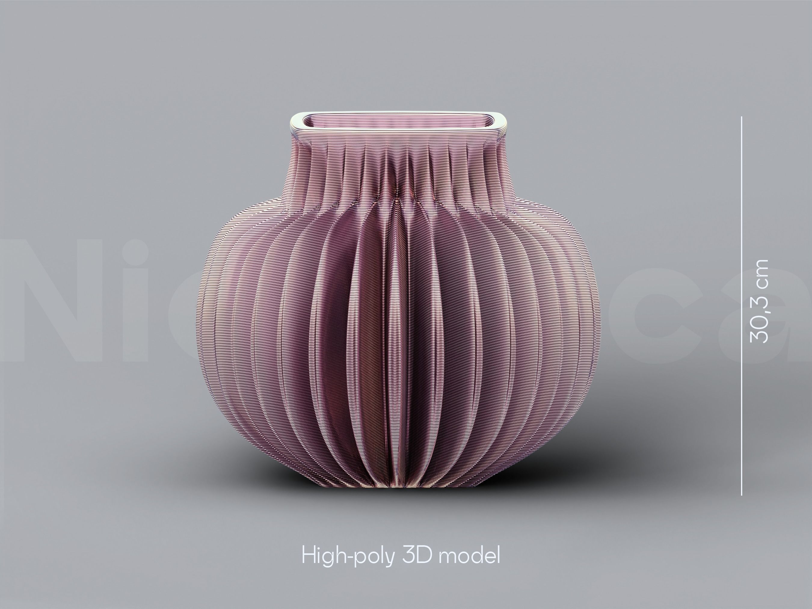 NIEDWICA VASE E-9 3D PRINTING VASE 3D MODEL STL FILE 3D print model_1