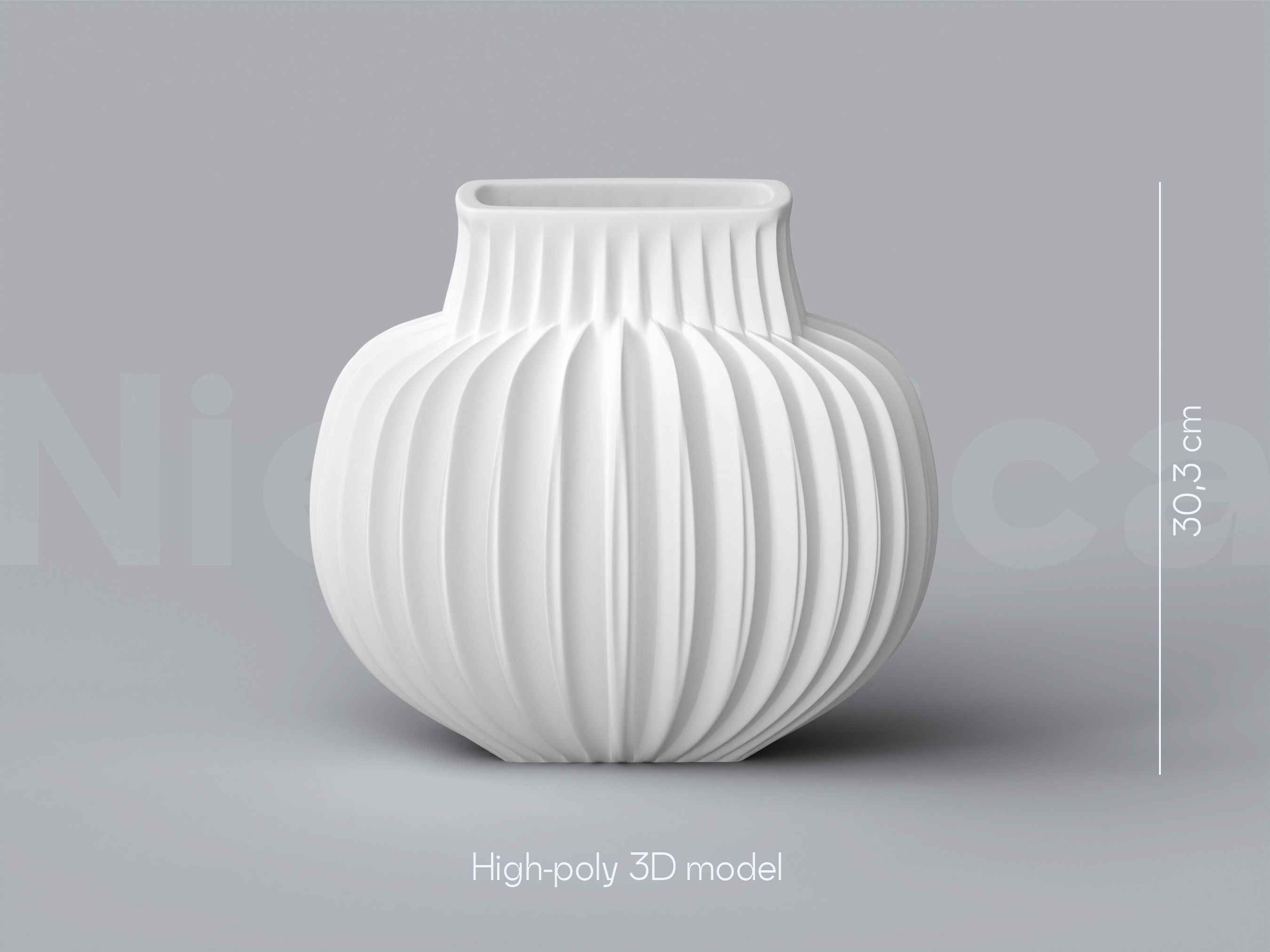 NIEDWICA VASE E-9 3D PRINTING VASE 3D MODEL STL FILE 3D print model_2