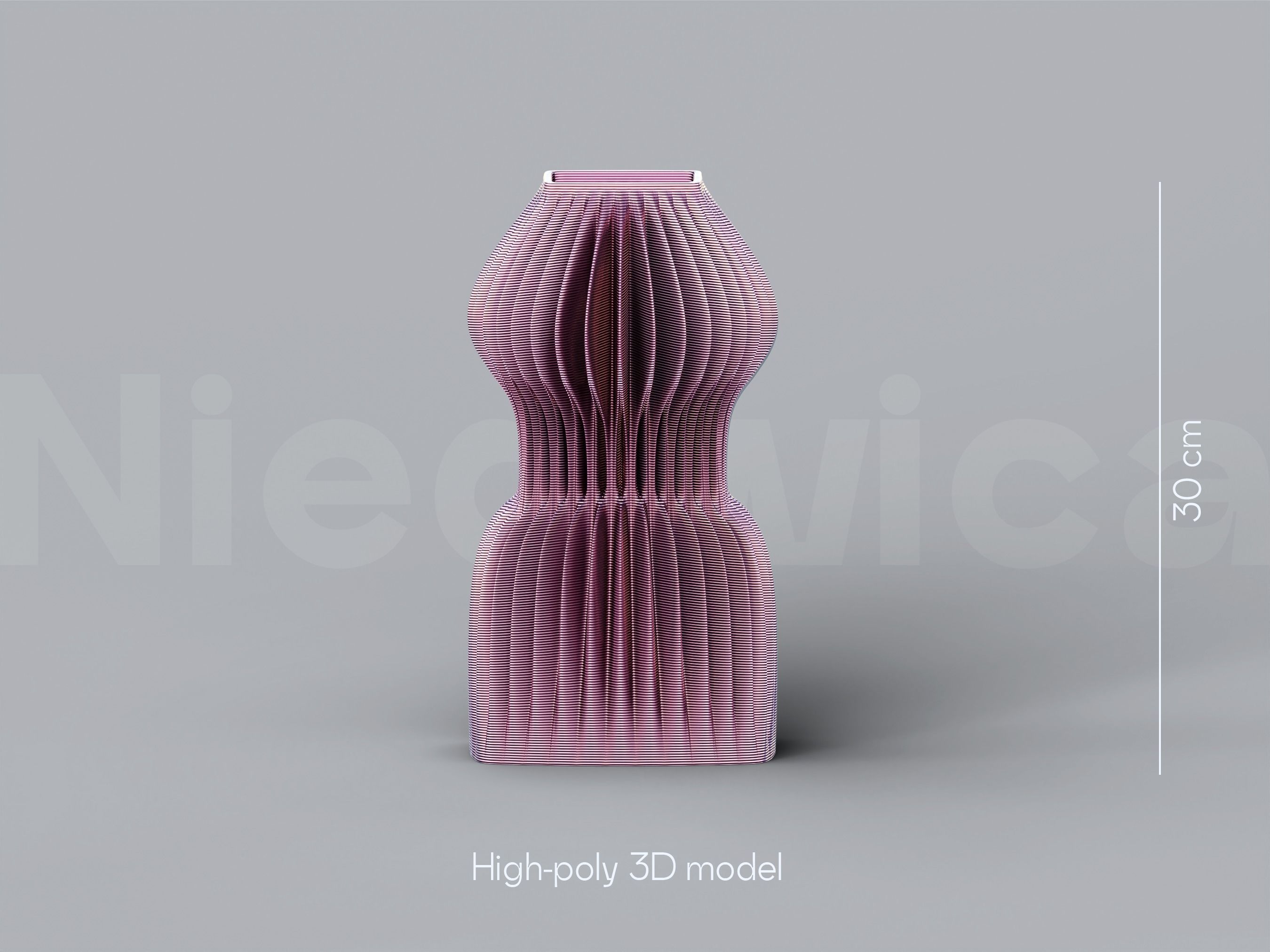 NIEDWICA VASE E-10 3D PRINTING VASE 3D MODEL STL FILE 3D print model_2