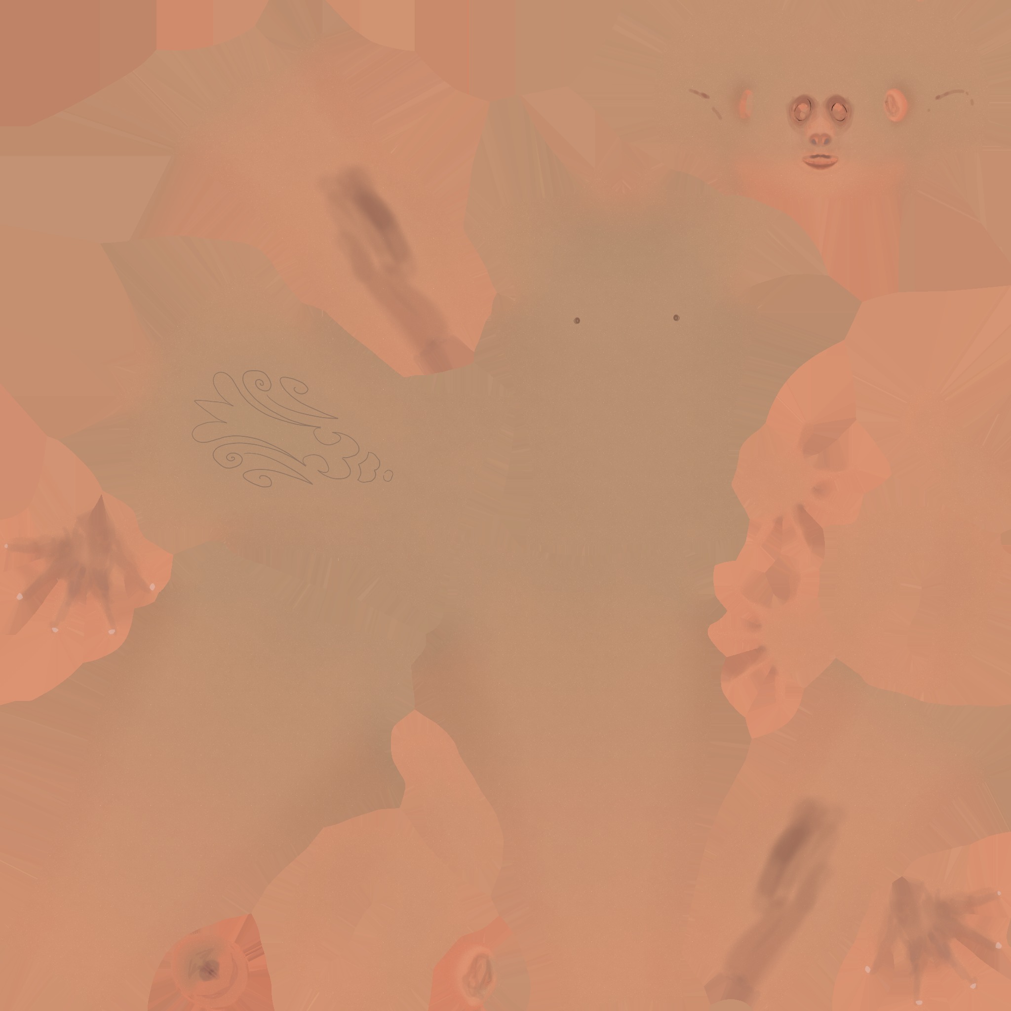 Abalon Character old form 3D model_2