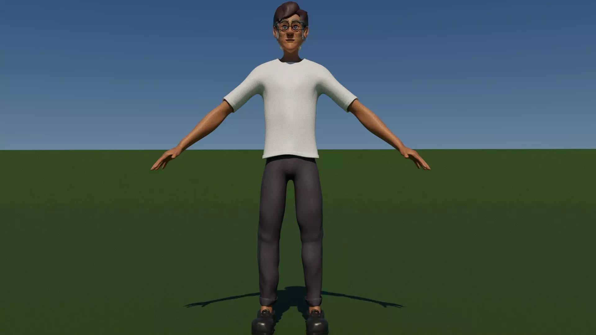 Abalon Character old form 3D model_0