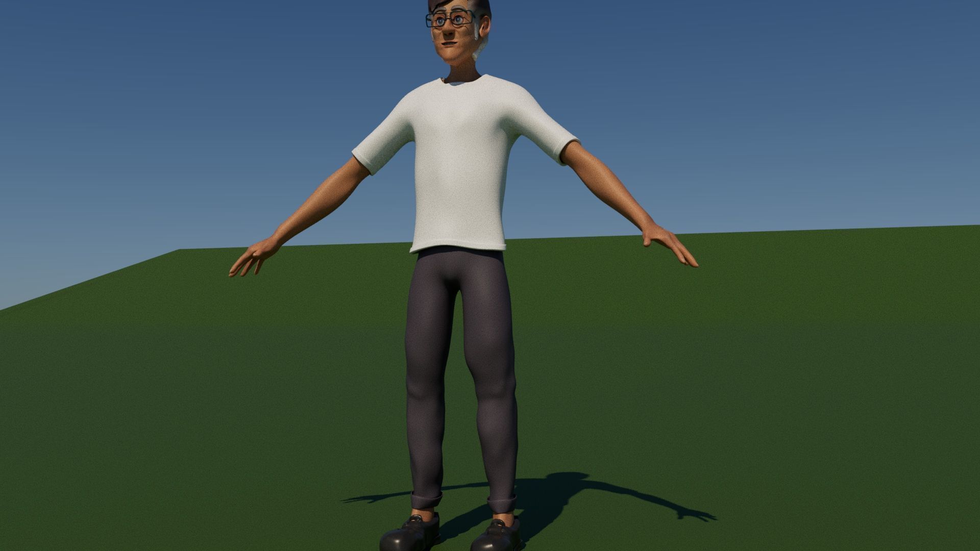 Abalon Character old form 3D model_1