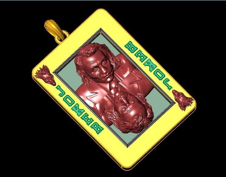 joker Playing card 3D Model 3D print model_4