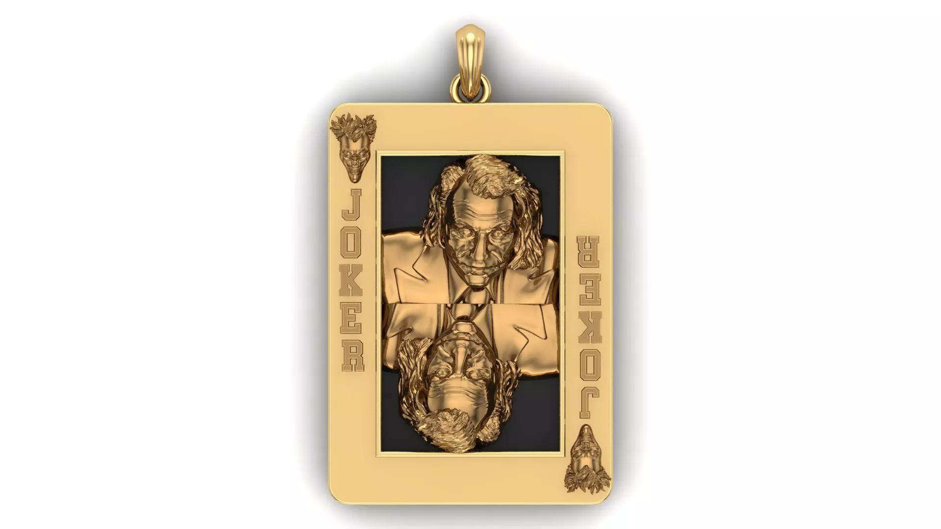 joker Playing card 3D Model 3D print model_0