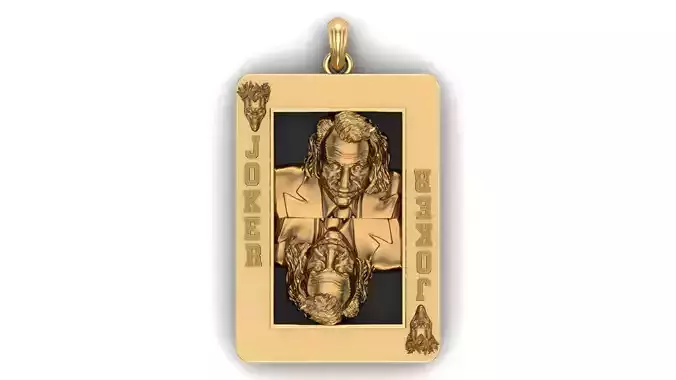 joker Playing card 3D Model