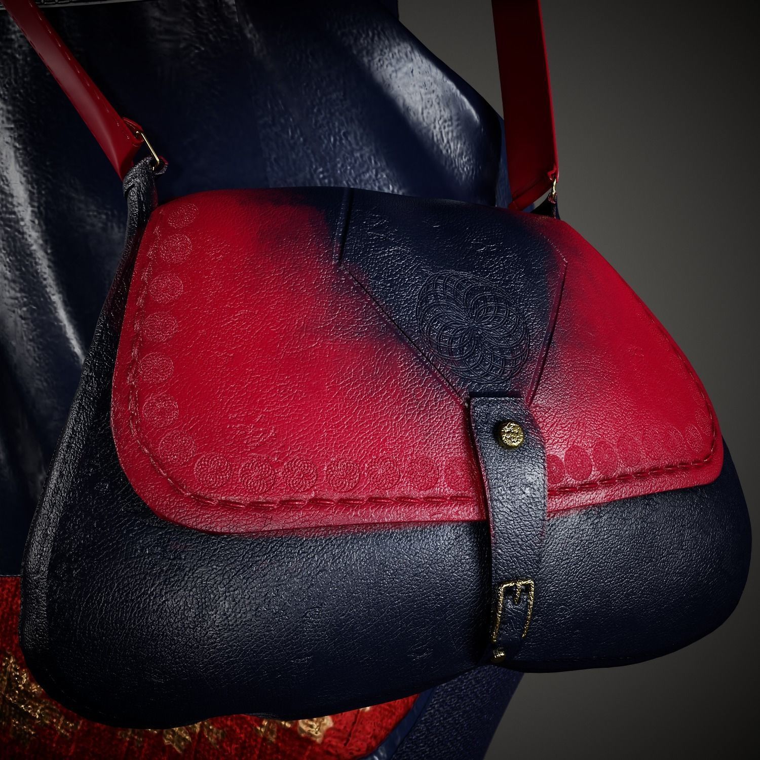 GRAILS QUEEN with 10 GODS GRAILS Low-poly 3D model_9