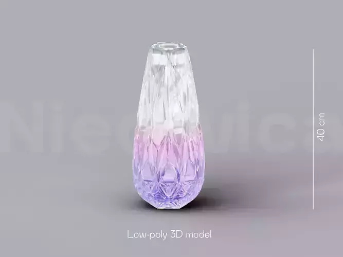 NIEDWICA GEOMETRIC VASE FREE STL 3D MODEL