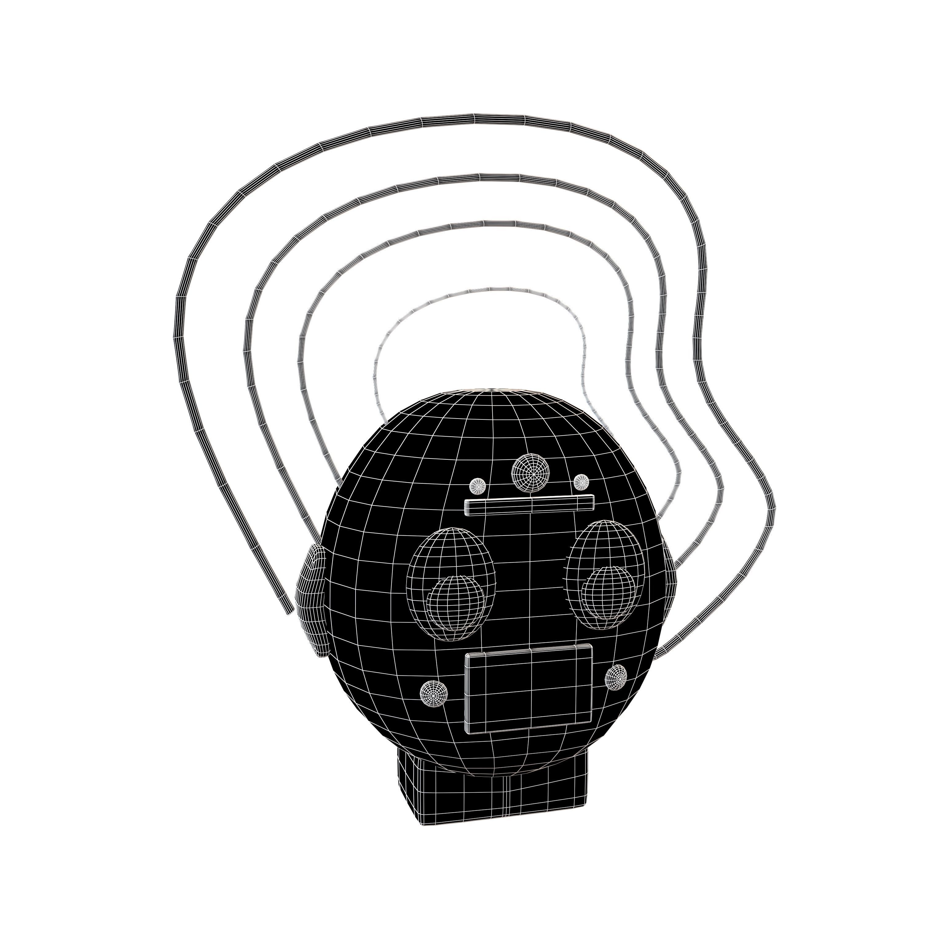 AI Hallucination Icon V1 003 Low-poly 3D model_5