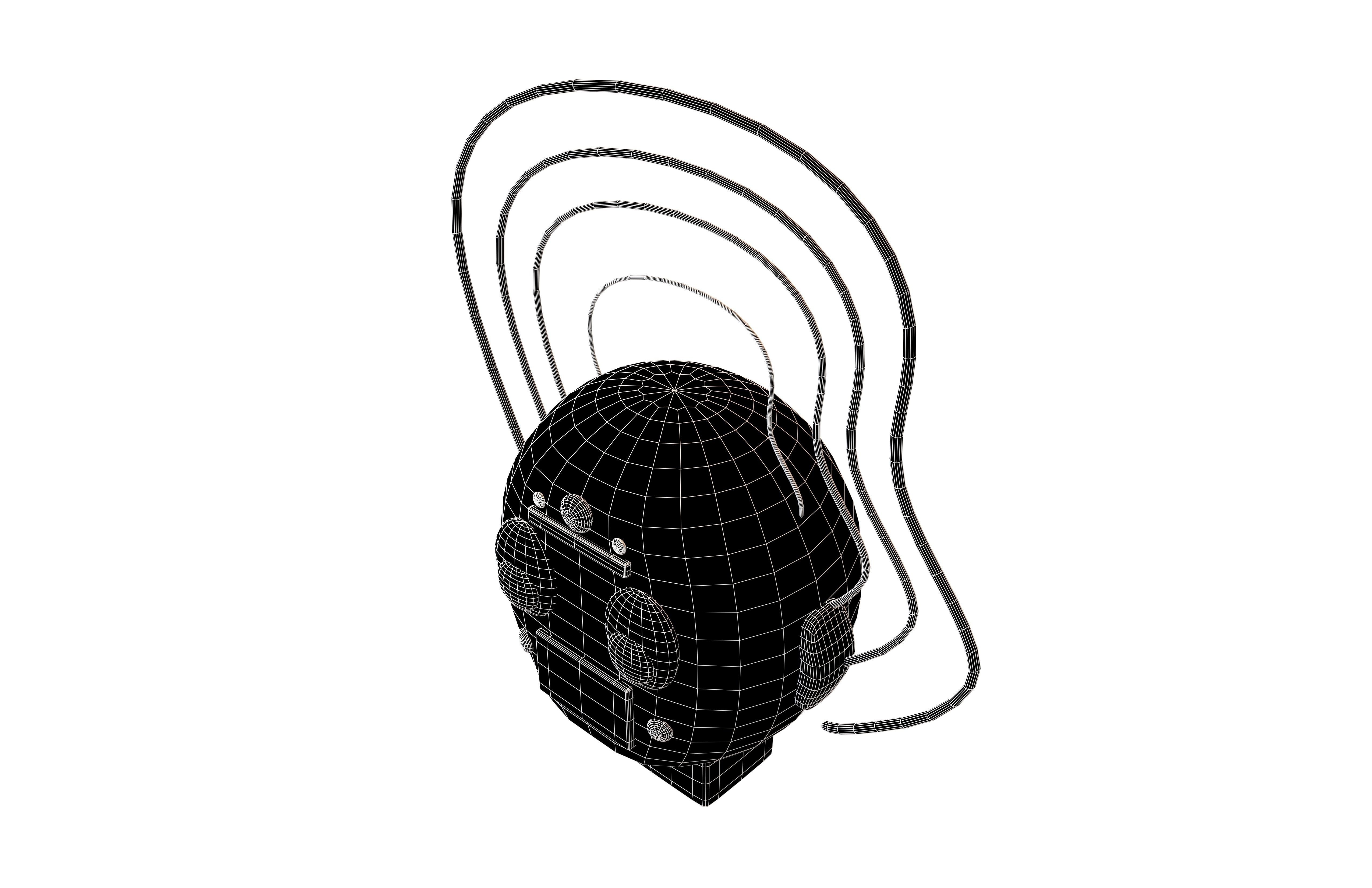 AI Hallucination Icon V1 005 Low-poly 3D model_7