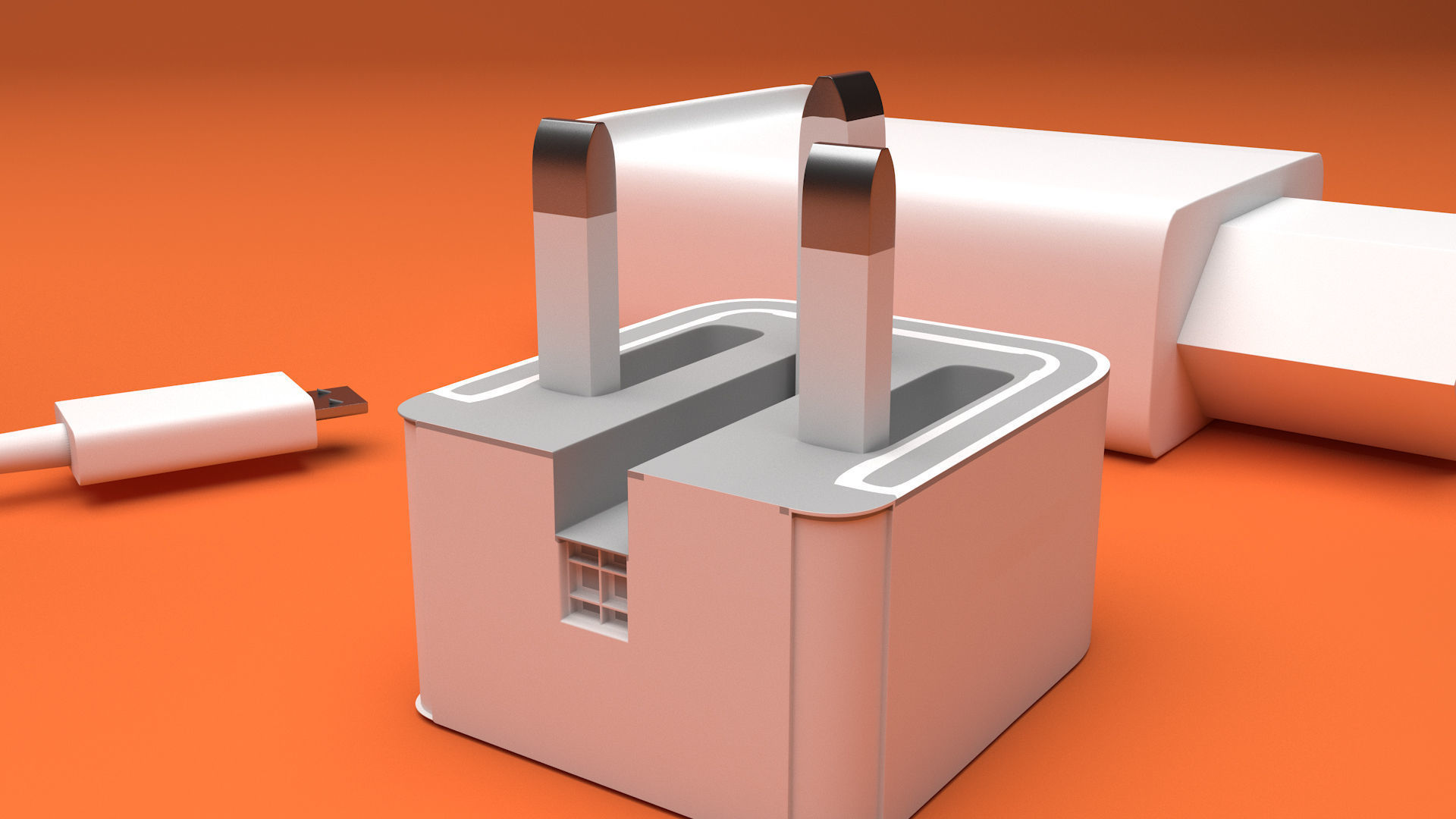 Mobile Charger Adapters  3D model_5