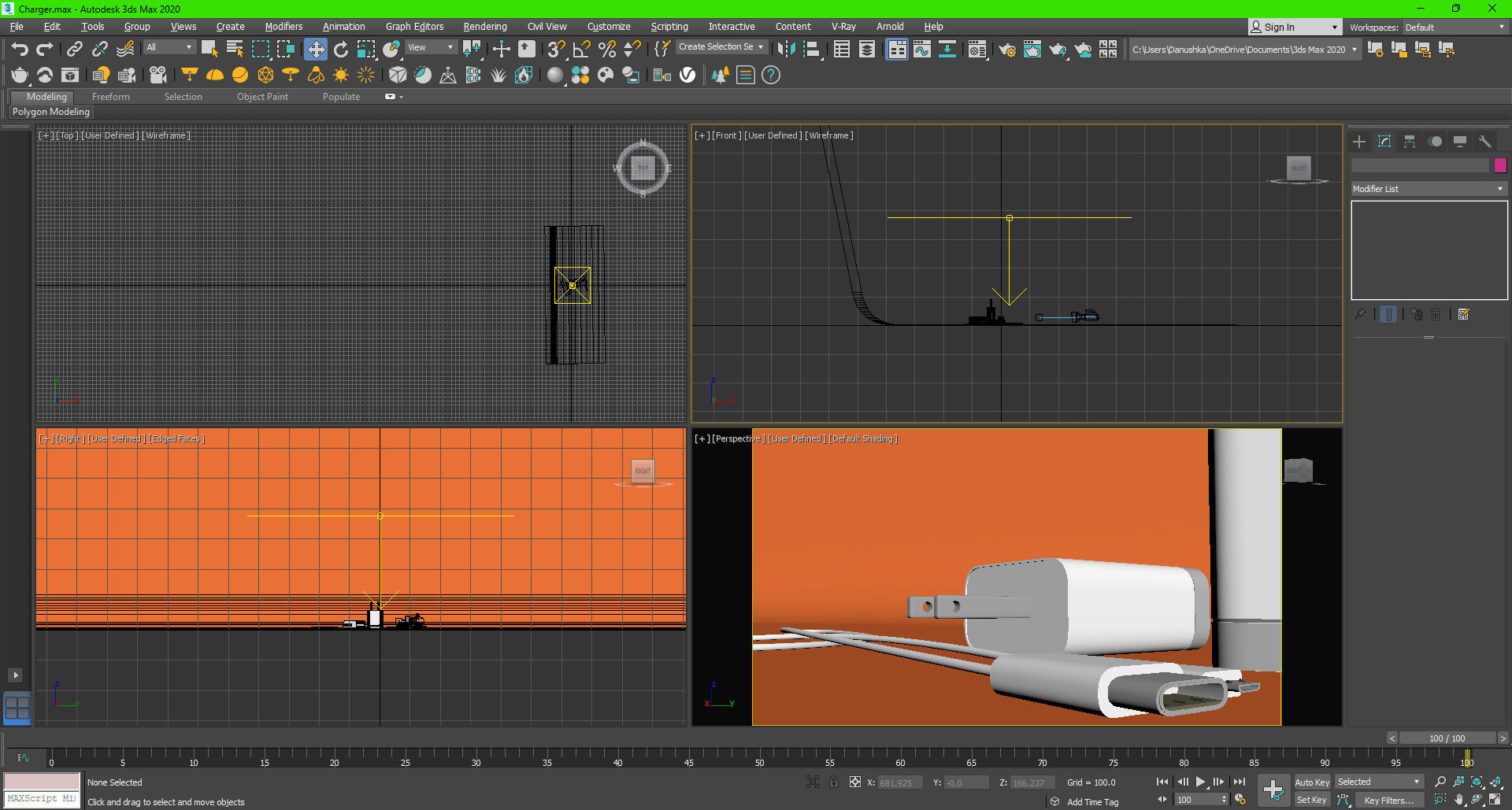 Mobile Charger Adapters  3D model_4
