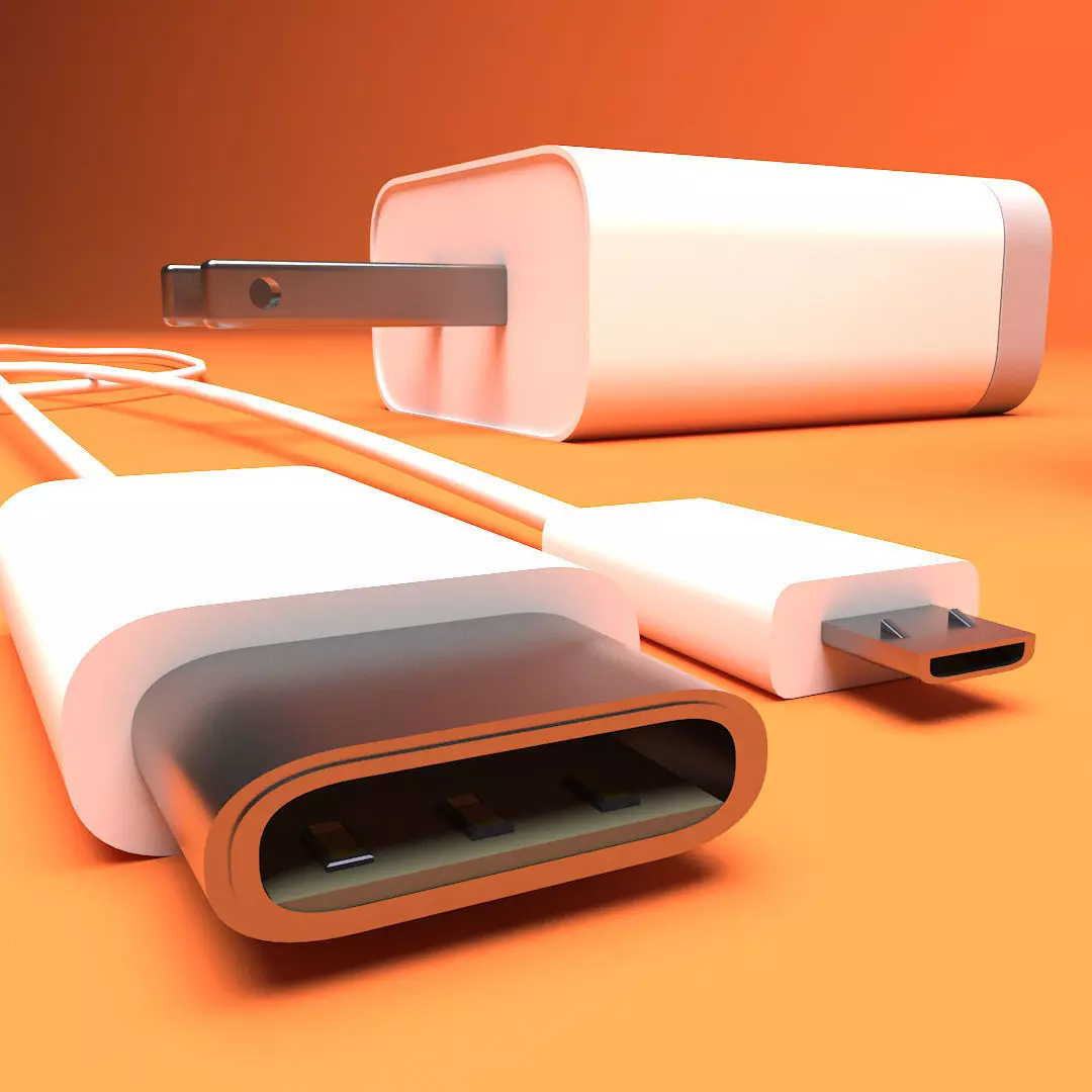 Mobile Charger Adapters  3D model_0