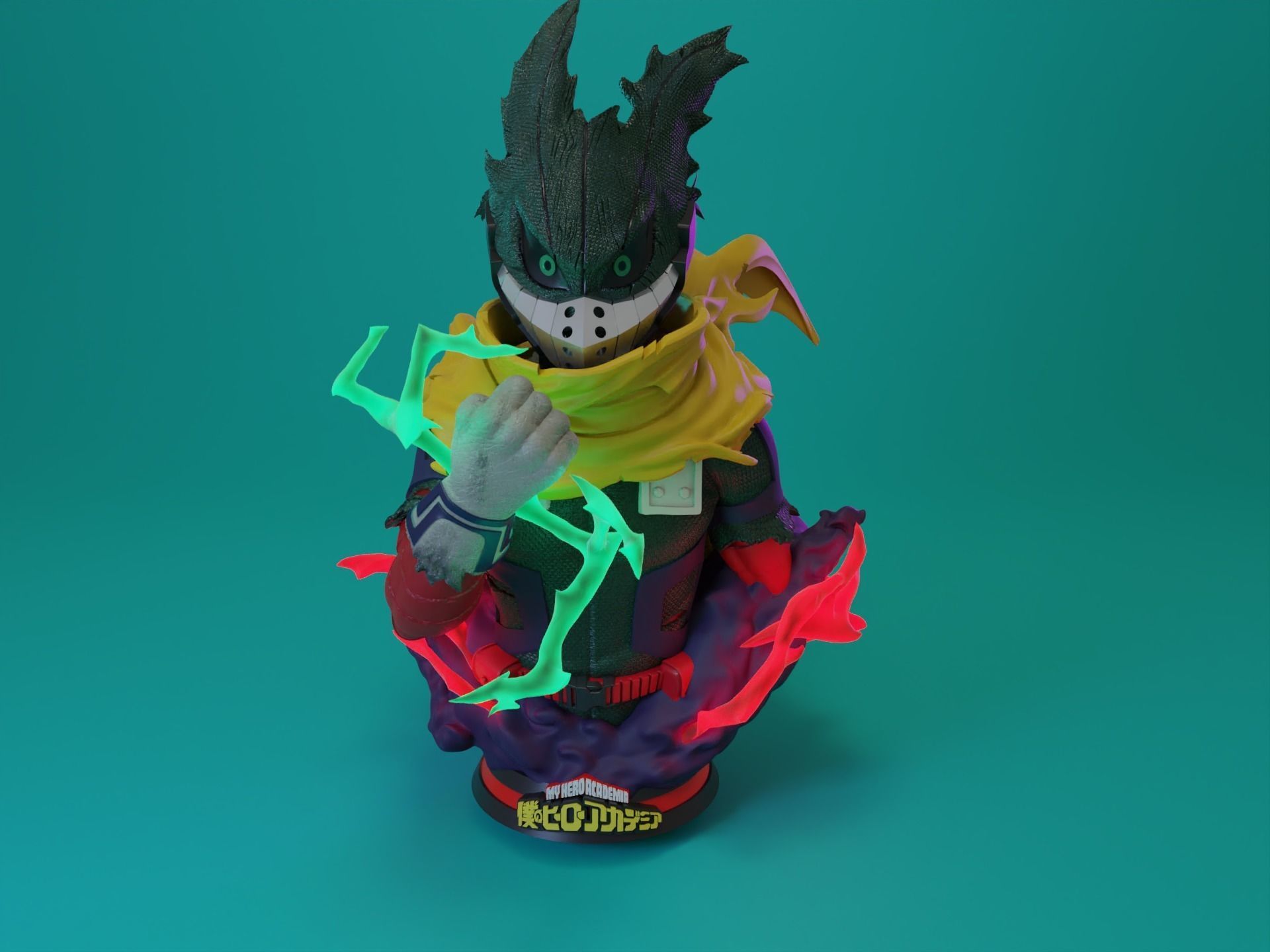 Deku Seinen - Midoriya Izuku 3D print model_16