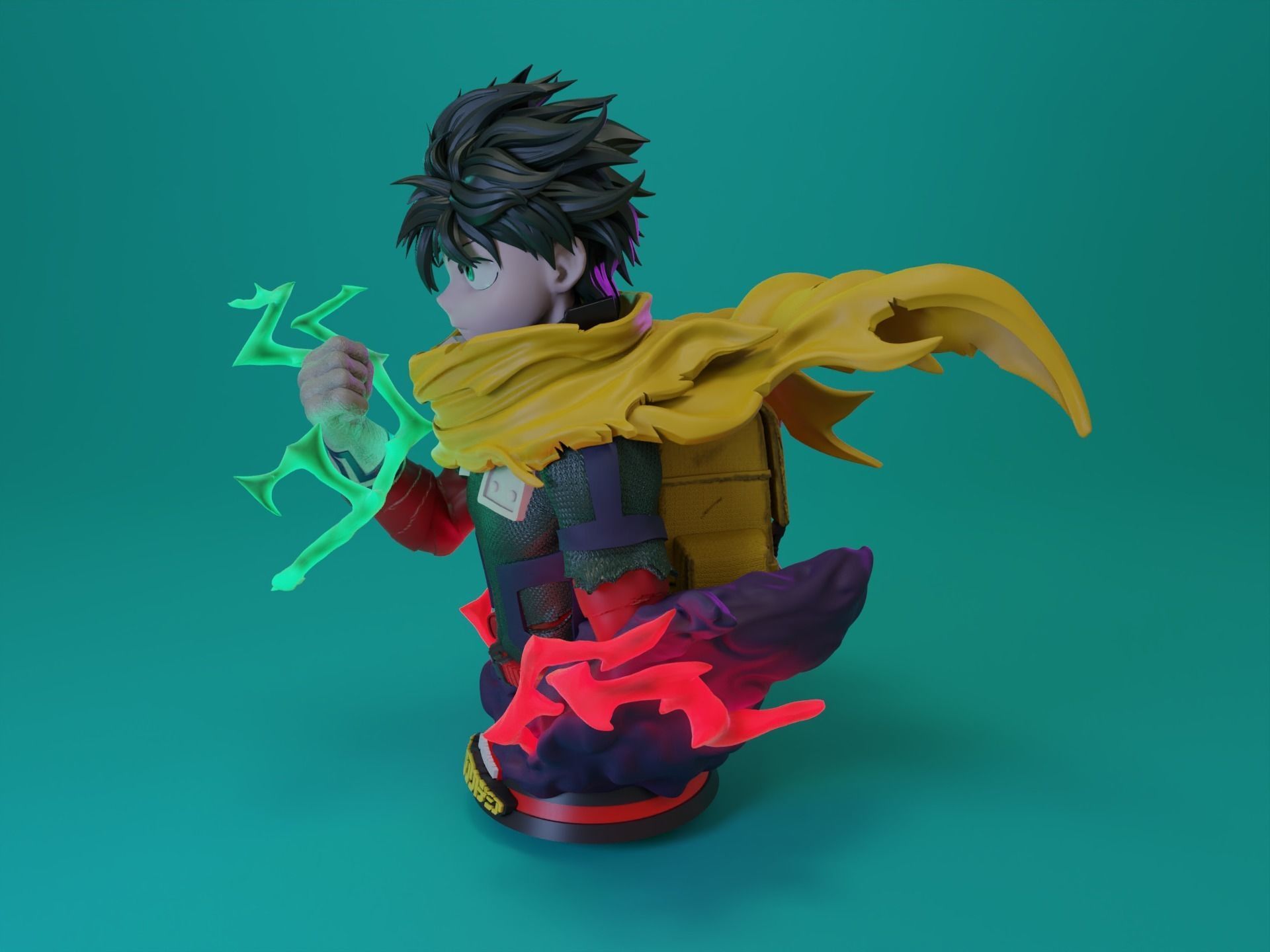 Deku Seinen - Midoriya Izuku 3D print model_10