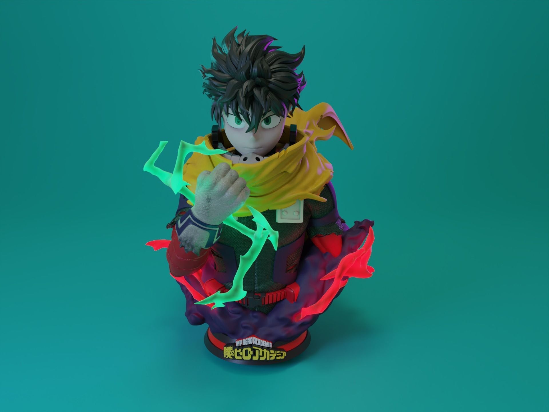 Deku Seinen - Midoriya Izuku 3D print model_8