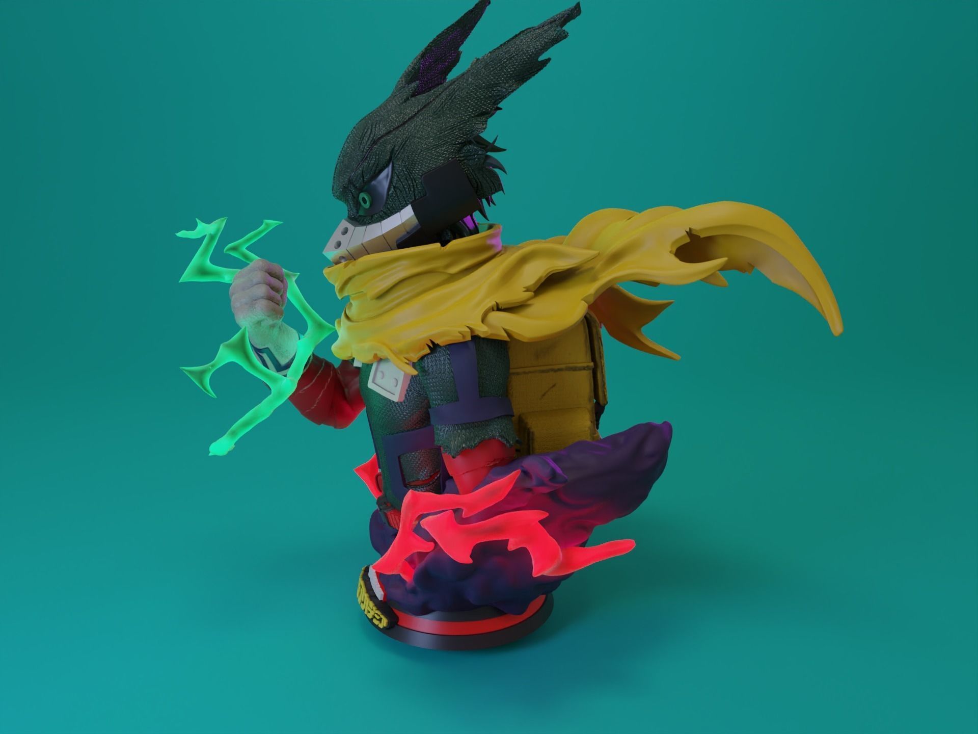 Deku Seinen - Midoriya Izuku 3D print model_17