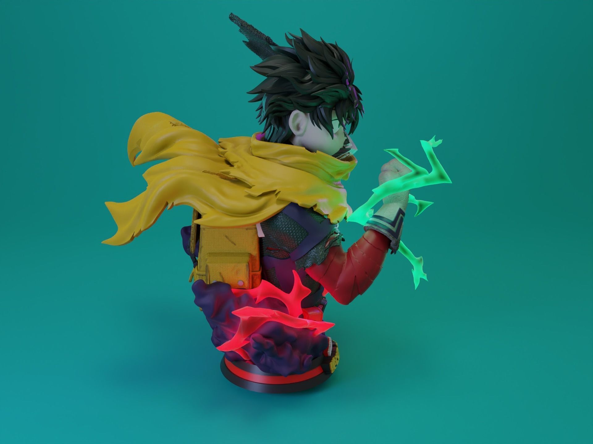 Deku Seinen - Midoriya Izuku 3D print model_2